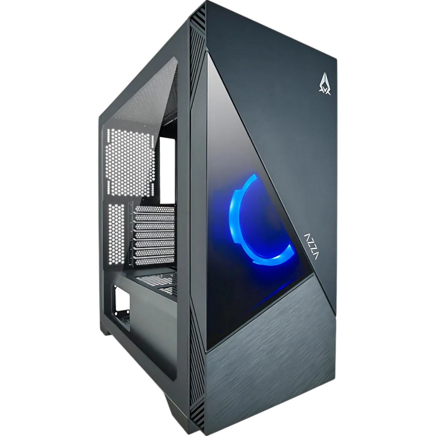 Gabinete Compacto Azza Eclipse Csaz-440 Ventana Vidrio Templado