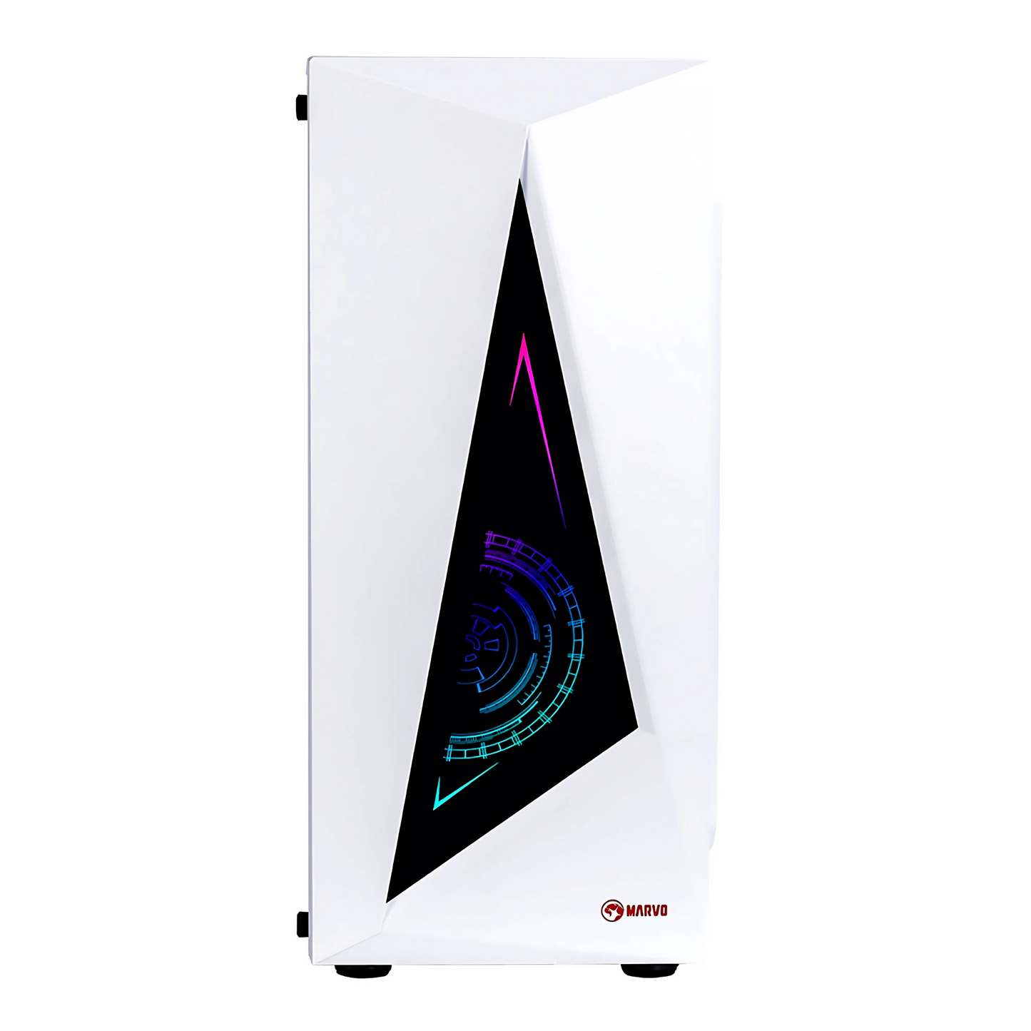 Gabinete Gaming Marvo Ca-119 Panel RGB Mid Tower Atx