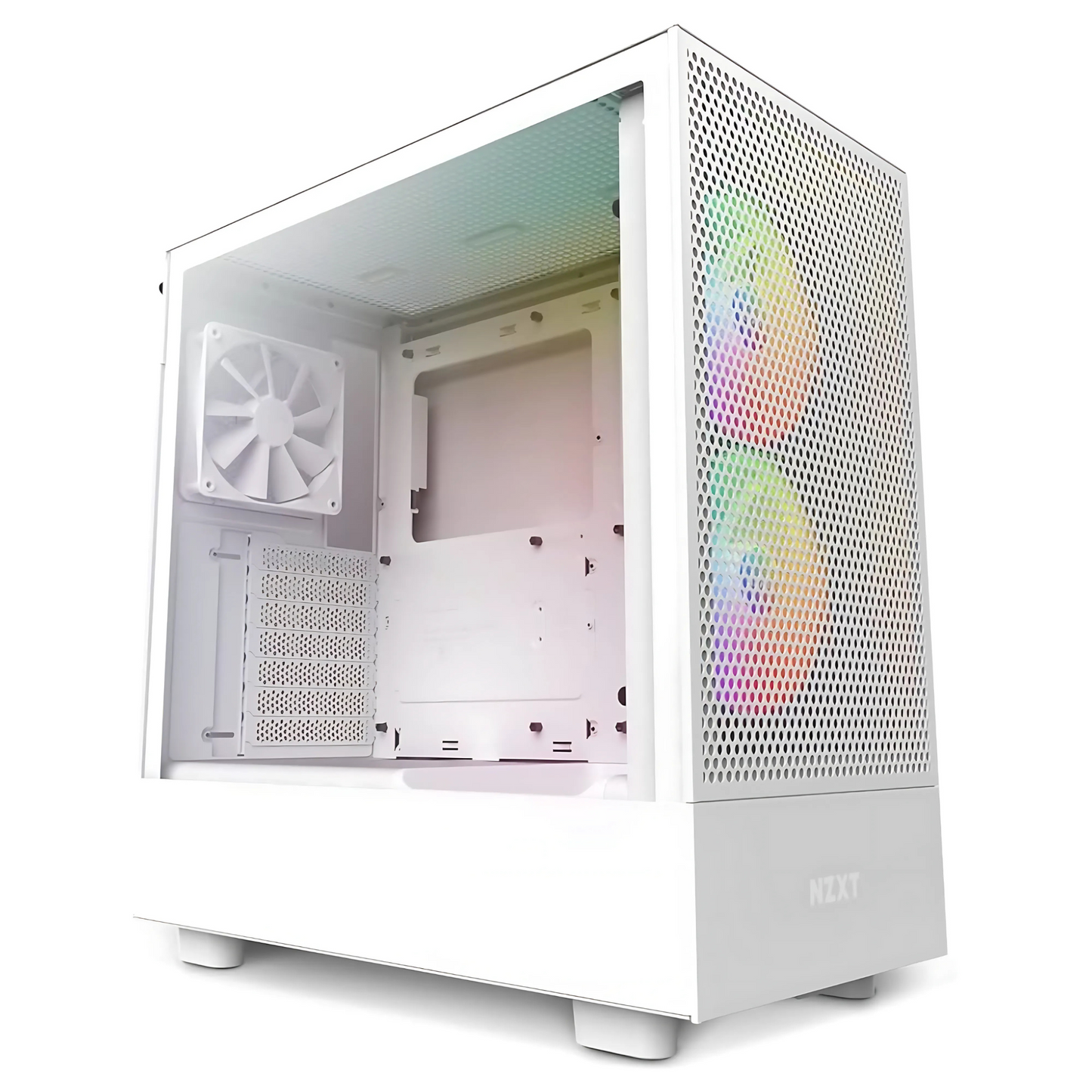 Gabinete Medio Compacto Nzxt H5 Flow Rgb Ventana Vidrio Templado