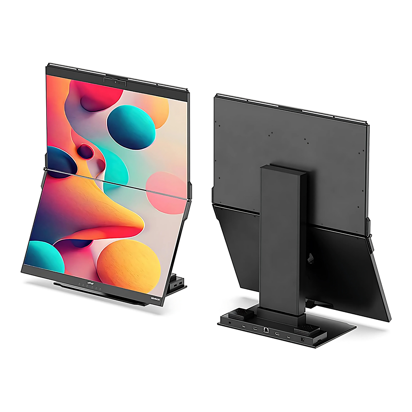 Monitor Doble Mobile Pixels Geminios 24''x2 FHD Ajustable