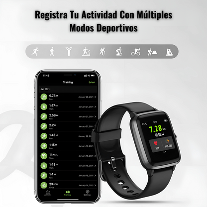 Reloj Inteligente Letscom Id205 Ip68 Bluetooth