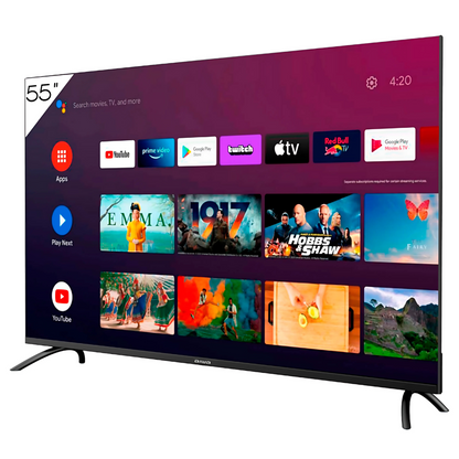 Smart Tv Aiwa 55'' Led 4k Hdr Google TV Comando De Voz