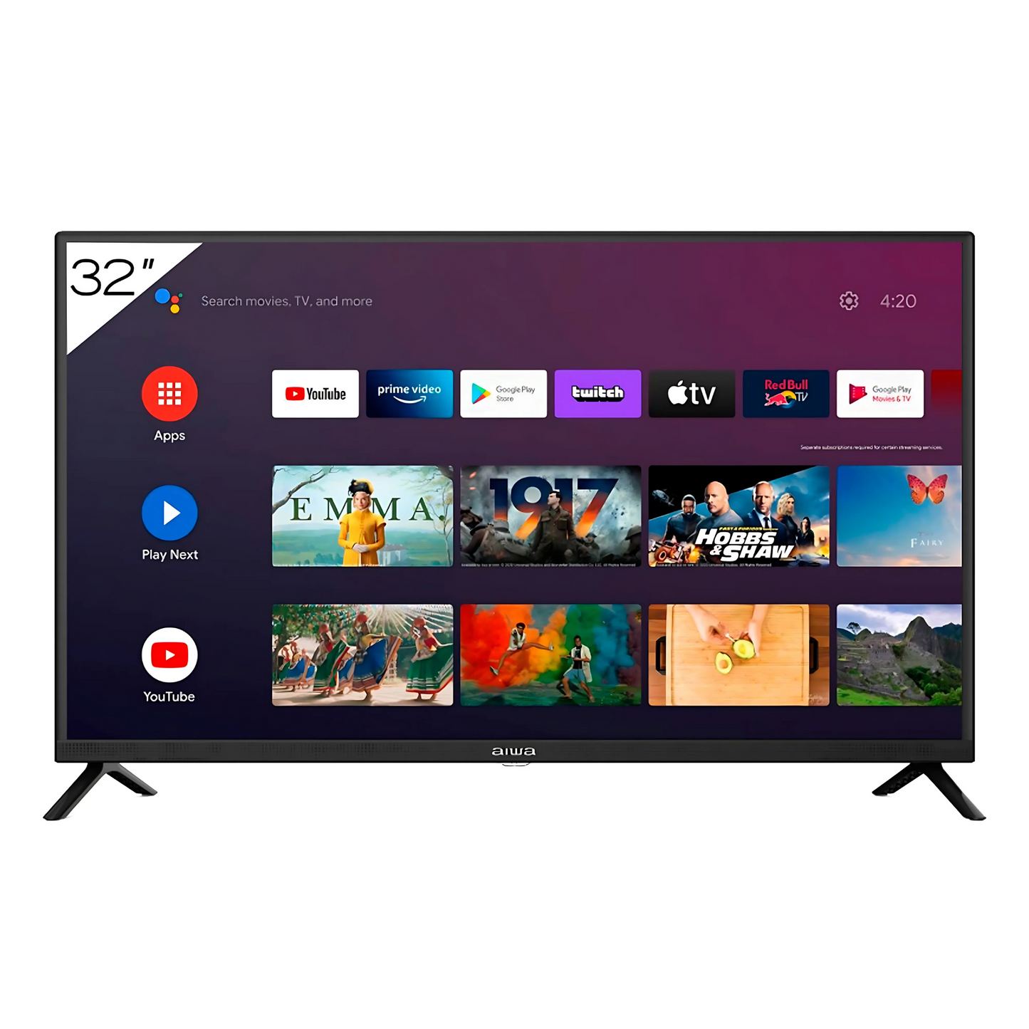 Smart Tv Aiwa Aw32b4sm 32'' Led 720p 60hz Isdbt Android