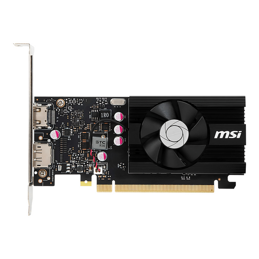 Tarjeta de Video Msi Nvidia GeForce GT1030 4gb DDR4 LP OC