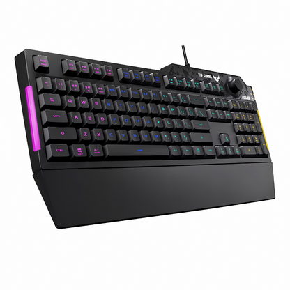 Teclado Gaming Asus Tuf K1 Usb 1000hz 5 Zonas Rgb