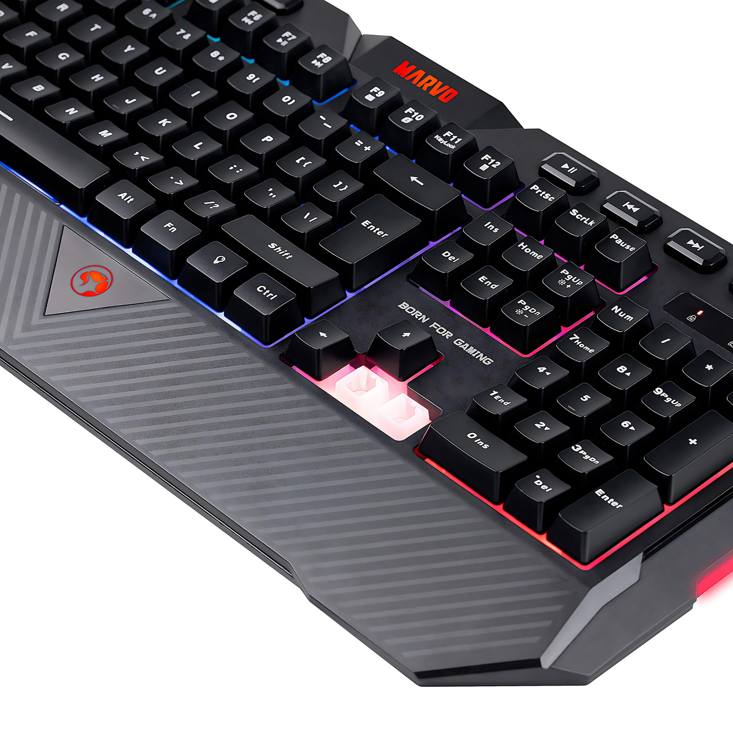 Teclado Gaming Marvo K656 Membrana Con Iluminación