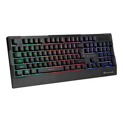 Teclado Gaming Usb Marvo K606 Retroiluminado Reposamanos