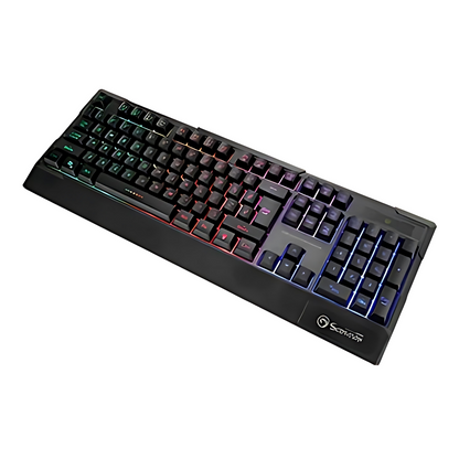 Teclado Gaming Usb Marvo K606 Retroiluminado Reposamanos