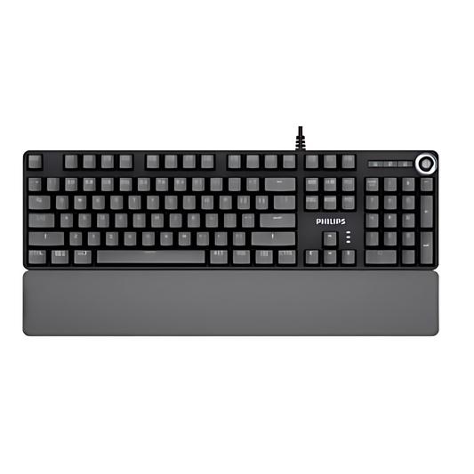 Teclado Gaming Usb Philips Retroiluminado Reposamuñecas