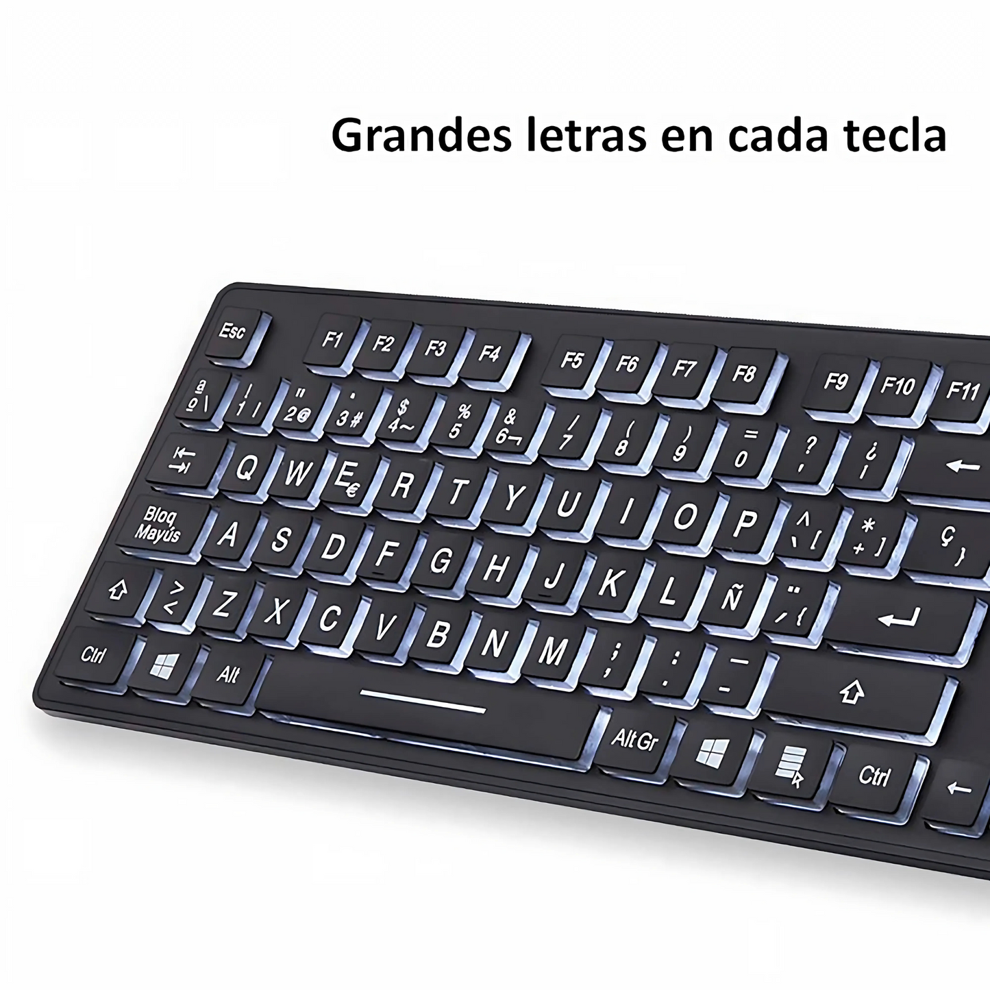 Teclado Usb Perixx 317 Retroiluminado